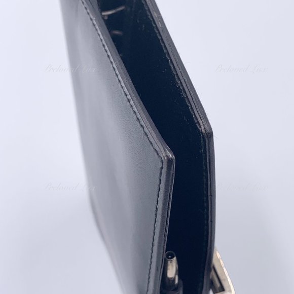 Authentic GUCCI Black 6-ring Agenda Planner - Picture 9 of 15